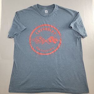GM Chevrolet Chevy Corvette Flag Blue T Shirt Men's Size XL 100% Cotton
